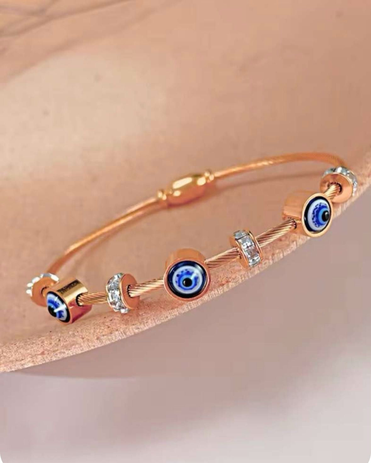 Evil eye ROSE GOLD bracelet
